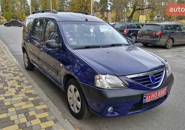 Синій Дачія Logan MCV, об'ємом двигуна 1.6 л та пробігом 150 тис. км за 5850 $, фото 9 на Automoto.ua