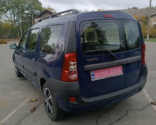 Синий Дачия Logan MCV, объемом двигателя 1.6 л и пробегом 211 тыс. км за 5650 $, фото 5 на Automoto.ua