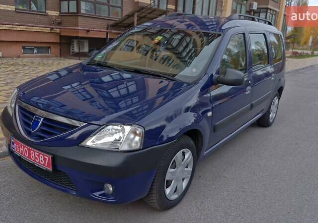 Синій Дачія Logan MCV, об'ємом двигуна 1.6 л та пробігом 150 тис. км за 5850 $, фото 4 на Automoto.ua
