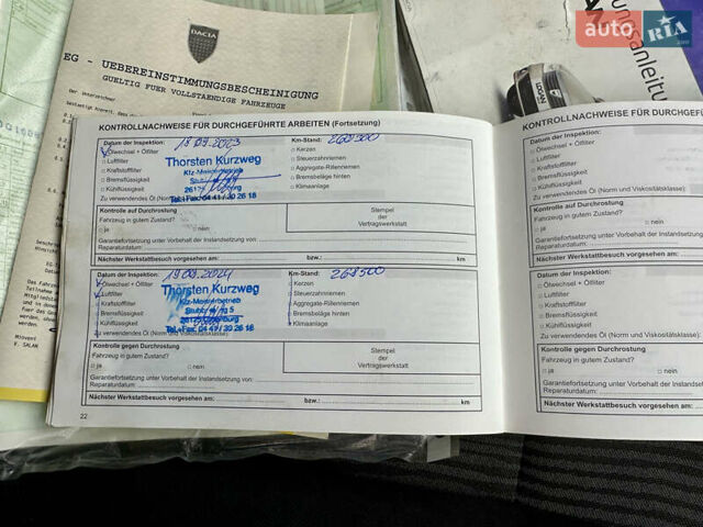 Синий Дачия Logan MCV, объемом двигателя 1.6 л и пробегом 277 тыс. км за 5300 $, фото 27 на Automoto.ua