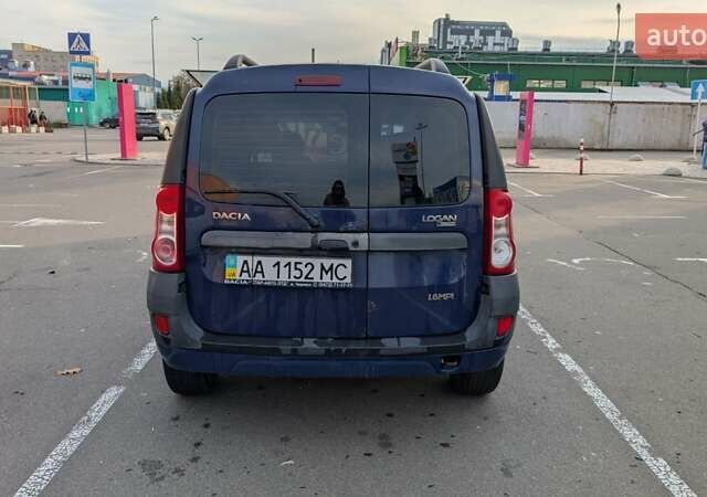 Синий Дачия Logan MCV, объемом двигателя 1.6 л и пробегом 312 тыс. км за 3100 $, фото 10 на Automoto.ua
