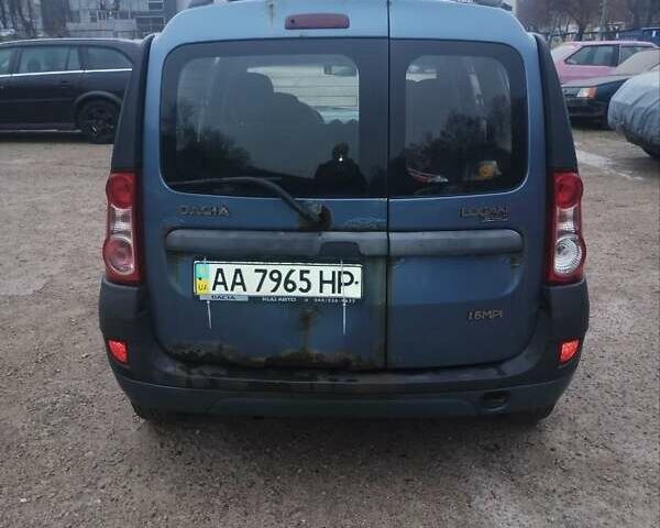 Синий Дачия Logan MCV, объемом двигателя 1.6 л и пробегом 528 тыс. км за 3500 $, фото 4 на Automoto.ua