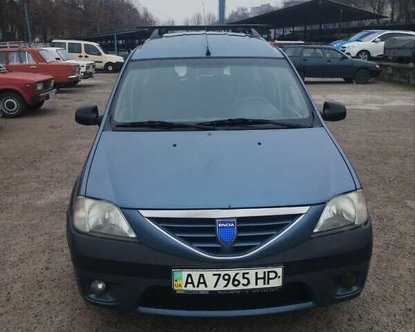 Синий Дачия Logan MCV, объемом двигателя 1.6 л и пробегом 528 тыс. км за 3500 $, фото 2 на Automoto.ua