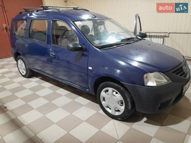 Синий Дачия Logan MCV, объемом двигателя 1.4 л и пробегом 191 тыс. км за 3500 $, фото 1 на Automoto.ua