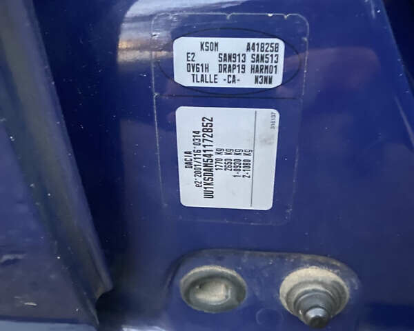 Синій Дачія Logan MCV, об'ємом двигуна 1.6 л та пробігом 162 тис. км за 6000 $, фото 20 на Automoto.ua