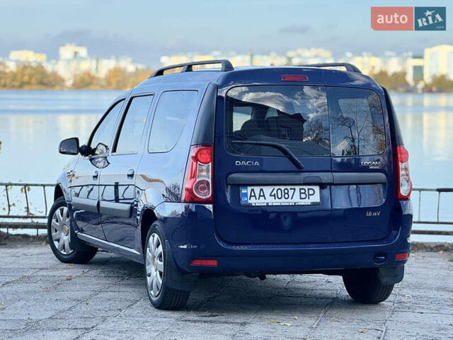 Синій Дачія Logan MCV, об'ємом двигуна 1.6 л та пробігом 197 тис. км за 6300 $, фото 9 на Automoto.ua