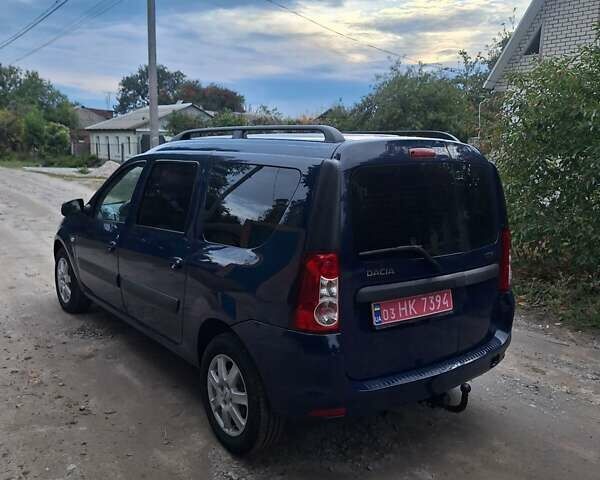Синий Дачия Logan MCV, объемом двигателя 1.6 л и пробегом 160 тыс. км за 6300 $, фото 2 на Automoto.ua