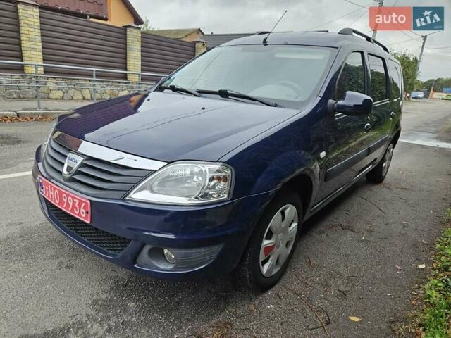 Дачия Logan MCV 2010 в Виннице на Automoto.ua Синий Дачия Logan MCV, объемом двигателя 1.6 л и пробегом 192 тыс. км за 5950 $, фото 2 на Automoto.ua