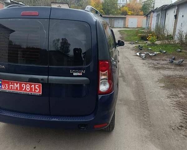 Дачия Logan MCV 2011 в Конотопе на Automoto.ua Синий Дачия Logan MCV, объемом двигателя 1.6 л и пробегом 170 тыс. км за 5800 $, фото 3 на Automoto.ua