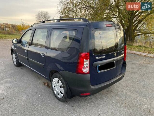Синій Дачія Logan MCV, об'ємом двигуна 1.6 л та пробігом 215 тис. км за 5100 $, фото 6 на Automoto.ua