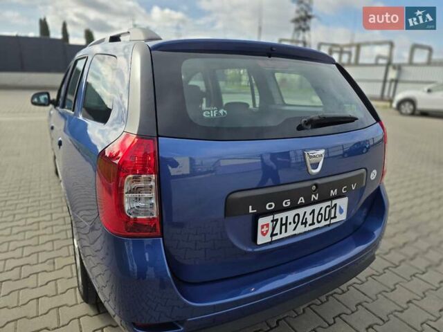 Дачия Logan MCV 2013 в Луцке на Automoto.ua Синий Дачия Logan MCV, объемом двигателя 0.9 л и пробегом 163 тыс. км за 5550 $, фото 16 на Automoto.ua