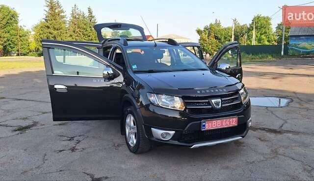 Черный Дачия Sandero StepWay, объемом двигателя 1.5 л и пробегом 184 тыс. км за 8900 $, фото 50 на Automoto.ua