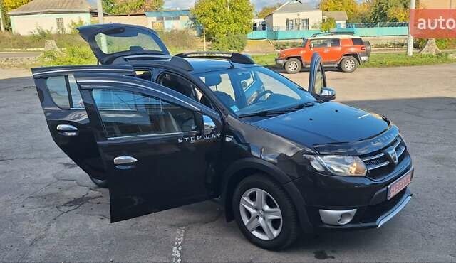 Черный Дачия Sandero StepWay, объемом двигателя 1.5 л и пробегом 184 тыс. км за 8300 $, фото 49 на Automoto.ua