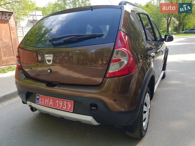 Коричневий Дачія Sandero StepWay, об'ємом двигуна 1.6 л та пробігом 168 тис. км за 7199 $, фото 7 на Automoto.ua
