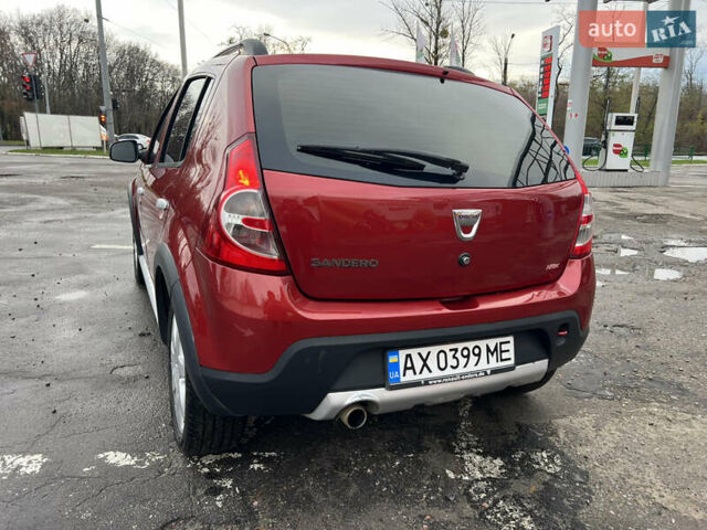 Красный Дачия Sandero StepWay, объемом двигателя 1.6 л и пробегом 100 тыс. км за 6700 $, фото 9 на Automoto.ua