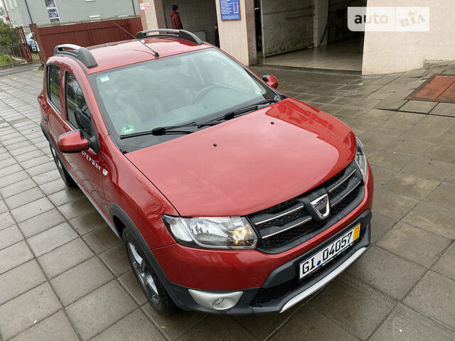 Червоний Дачія Sandero StepWay, об'ємом двигуна 0.9 л та пробігом 171 тис. км за 6999 $, фото 9 на Automoto.ua