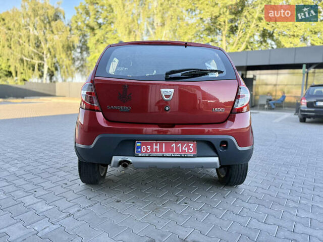 Червоний Дачія Sandero StepWay, об'ємом двигуна 1.5 л та пробігом 205 тис. км за 6700 $, фото 18 на Automoto.ua