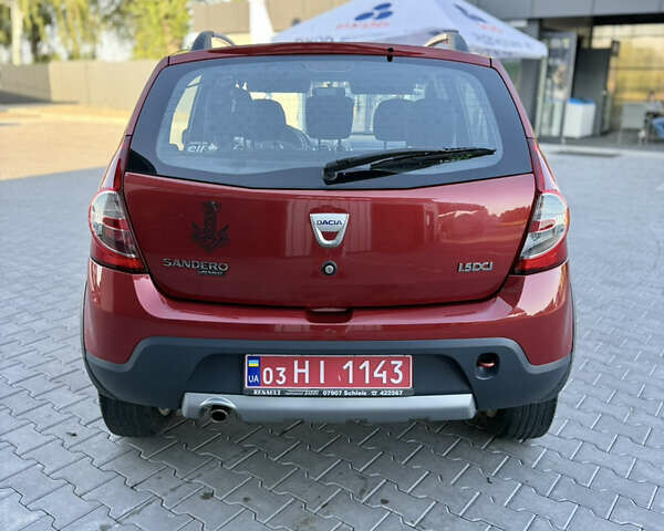 Червоний Дачія Sandero StepWay, об'ємом двигуна 1.5 л та пробігом 205 тис. км за 6700 $, фото 17 на Automoto.ua