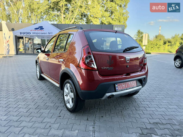 Червоний Дачія Sandero StepWay, об'ємом двигуна 1.5 л та пробігом 205 тис. км за 6700 $, фото 16 на Automoto.ua