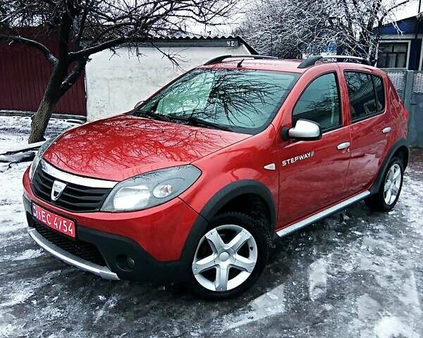 Красный Дачия Sandero StepWay, объемом двигателя 1.6 л и пробегом 167 тыс. км за 6500 $, фото 17 на Automoto.ua
