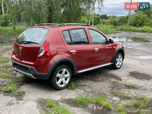 Червоний Дачія Sandero StepWay, об'ємом двигуна 1.6 л та пробігом 164 тис. км за 5700 $, фото 4 на Automoto.ua
