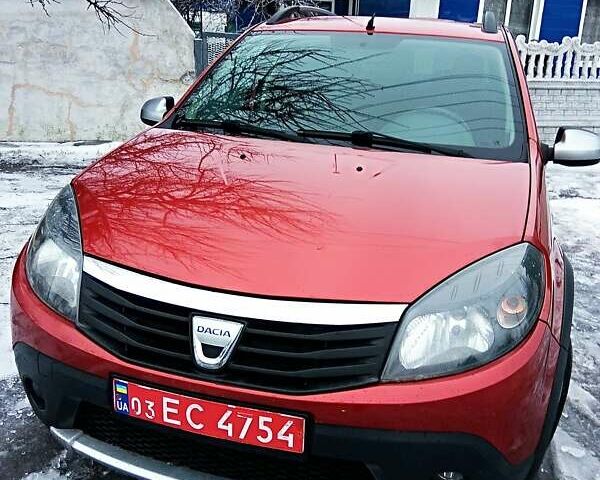 Красный Дачия Sandero StepWay, объемом двигателя 1.6 л и пробегом 167 тыс. км за 6500 $, фото 19 на Automoto.ua