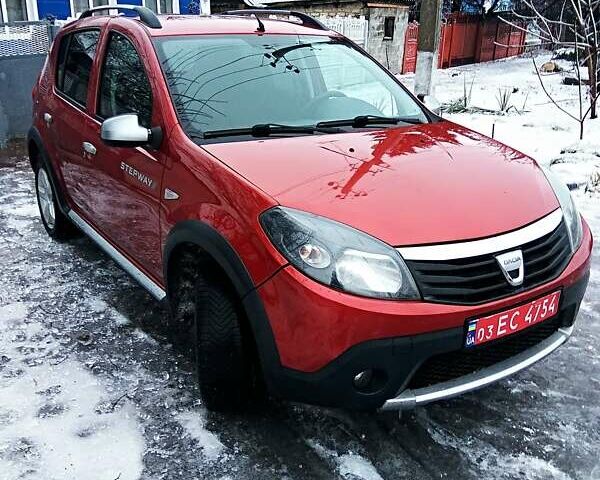 Красный Дачия Sandero StepWay, объемом двигателя 1.6 л и пробегом 167 тыс. км за 6500 $, фото 20 на Automoto.ua