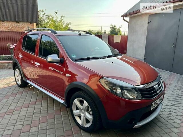 Червоний Дачія Sandero StepWay, об'ємом двигуна 1.6 л та пробігом 161 тис. км за 6950 $, фото 18 на Automoto.ua