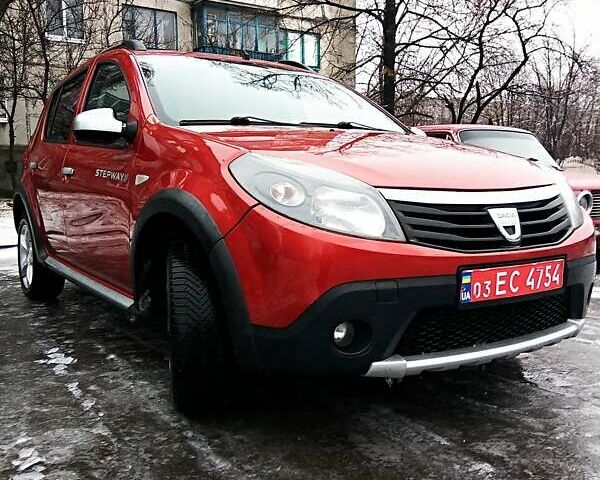 Красный Дачия Sandero StepWay, объемом двигателя 1.6 л и пробегом 167 тыс. км за 6500 $, фото 11 на Automoto.ua