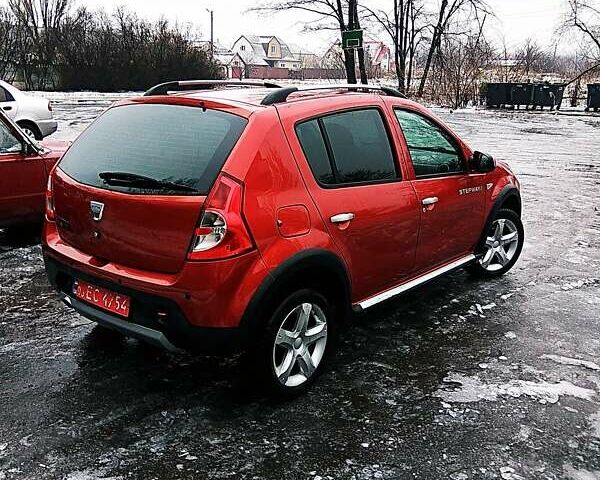 Красный Дачия Sandero StepWay, объемом двигателя 1.6 л и пробегом 167 тыс. км за 6500 $, фото 7 на Automoto.ua