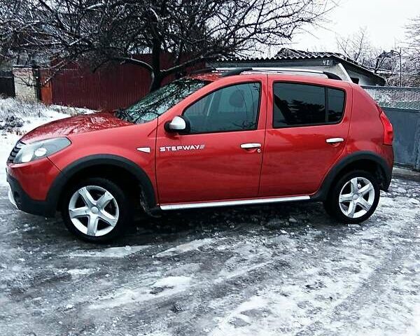 Красный Дачия Sandero StepWay, объемом двигателя 1.6 л и пробегом 167 тыс. км за 6500 $, фото 16 на Automoto.ua