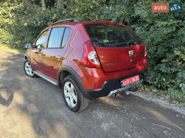 Красный Дачия Sandero StepWay, объемом двигателя 1.6 л и пробегом 220 тыс. км за 6999 $, фото 17 на Automoto.ua