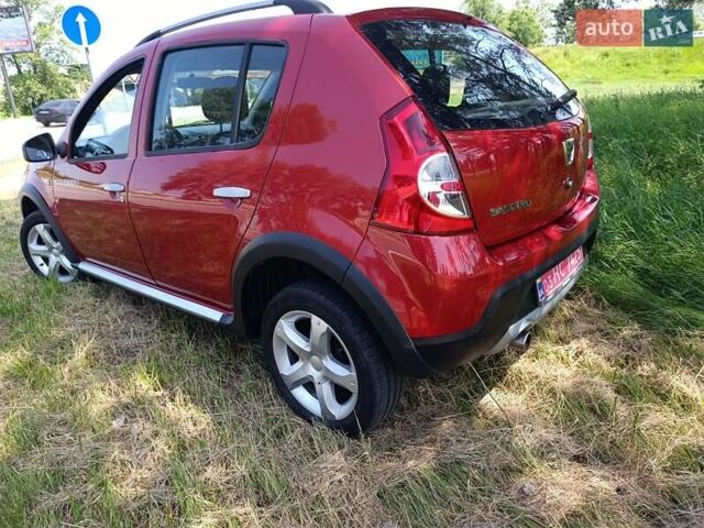 Червоний Дачія Sandero StepWay, об'ємом двигуна 1.6 л та пробігом 96 тис. км за 6800 $, фото 11 на Automoto.ua