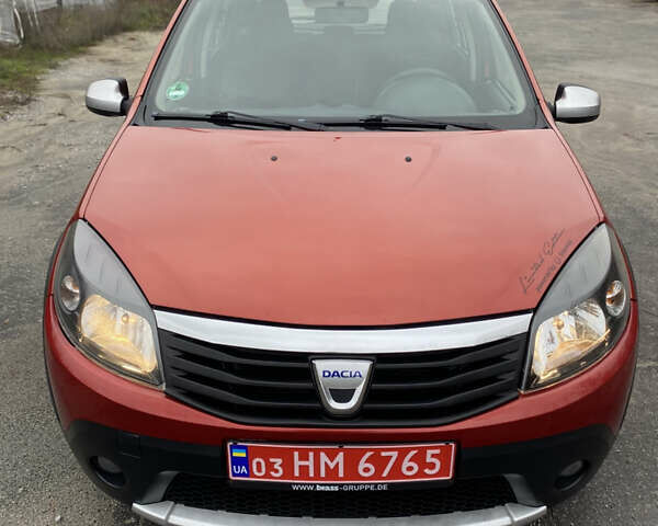 Красный Дачия Sandero StepWay, объемом двигателя 1.6 л и пробегом 179 тыс. км за 6700 $, фото 10 на Automoto.ua