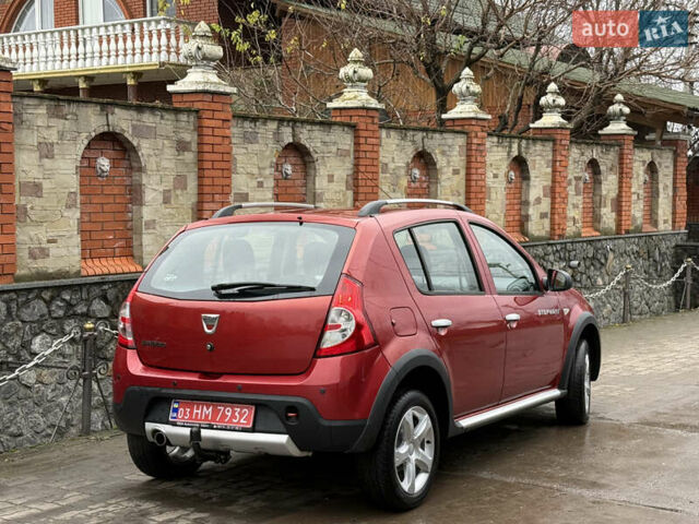 Красный Дачия Sandero StepWay, объемом двигателя 1.6 л и пробегом 163 тыс. км за 6950 $, фото 25 на Automoto.ua