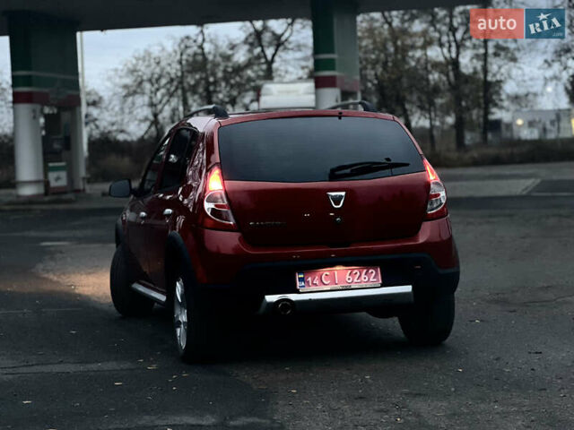 Червоний Дачія Sandero StepWay, об'ємом двигуна 1.6 л та пробігом 170 тис. км за 6799 $, фото 2 на Automoto.ua