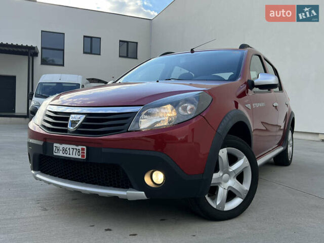 Красный Дачия Sandero StepWay, объемом двигателя 1.6 л и пробегом 139 тыс. км за 7350 $, фото 16 на Automoto.ua
