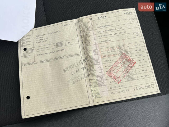 Красный Дачия Sandero StepWay, объемом двигателя 1.6 л и пробегом 139 тыс. км за 7350 $, фото 160 на Automoto.ua