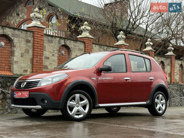 Красный Дачия Sandero StepWay, объемом двигателя 1.6 л и пробегом 163 тыс. км за 6950 $, фото 14 на Automoto.ua