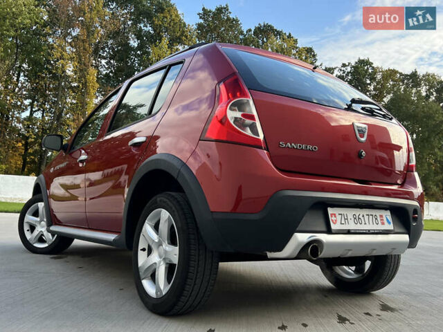 Красный Дачия Sandero StepWay, объемом двигателя 1.6 л и пробегом 139 тыс. км за 7350 $, фото 29 на Automoto.ua