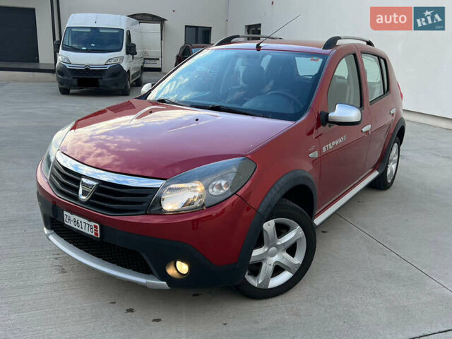 Красный Дачия Sandero StepWay, объемом двигателя 1.6 л и пробегом 139 тыс. км за 7350 $, фото 17 на Automoto.ua