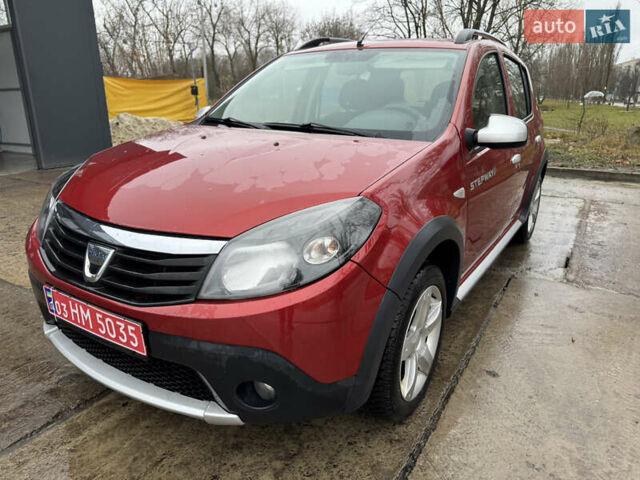Красный Дачия Sandero StepWay, объемом двигателя 1.6 л и пробегом 185 тыс. км за 7350 $, фото 30 на Automoto.ua