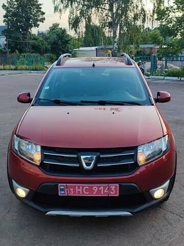 Красный Дачия Sandero StepWay, объемом двигателя 1.5 л и пробегом 216 тыс. км за 7450 $, фото 7 на Automoto.ua