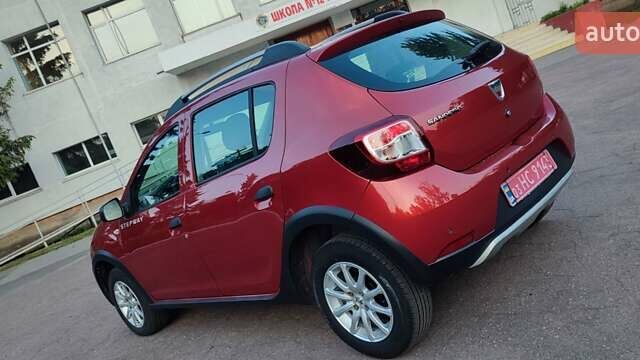 Красный Дачия Sandero StepWay, объемом двигателя 1.5 л и пробегом 216 тыс. км за 7350 $, фото 16 на Automoto.ua