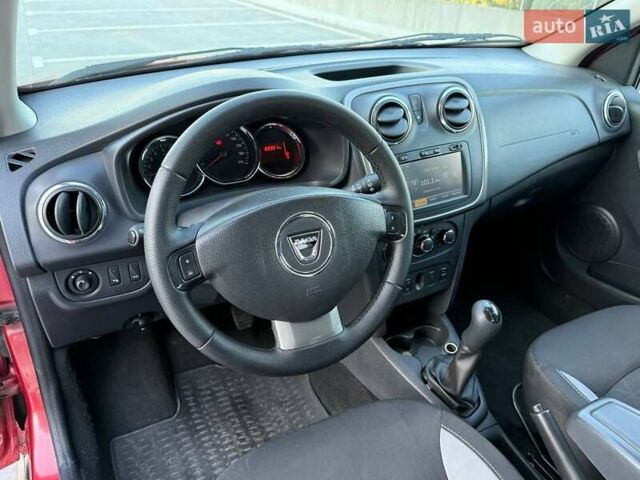 Червоний Дачія Sandero StepWay, об'ємом двигуна 1.46 л та пробігом 90 тис. км за 8850 $, фото 33 на Automoto.ua