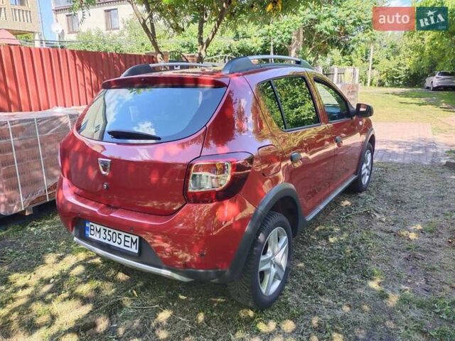 Красный Дачия Sandero StepWay, объемом двигателя 1.5 л и пробегом 90 тыс. км за 8499 $, фото 3 на Automoto.ua