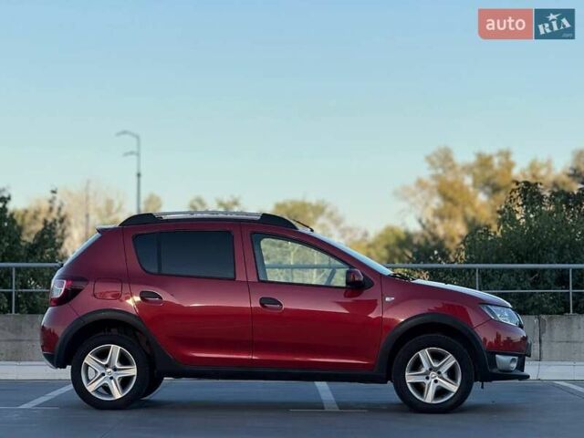 Червоний Дачія Sandero StepWay, об'ємом двигуна 1.46 л та пробігом 90 тис. км за 8850 $, фото 8 на Automoto.ua