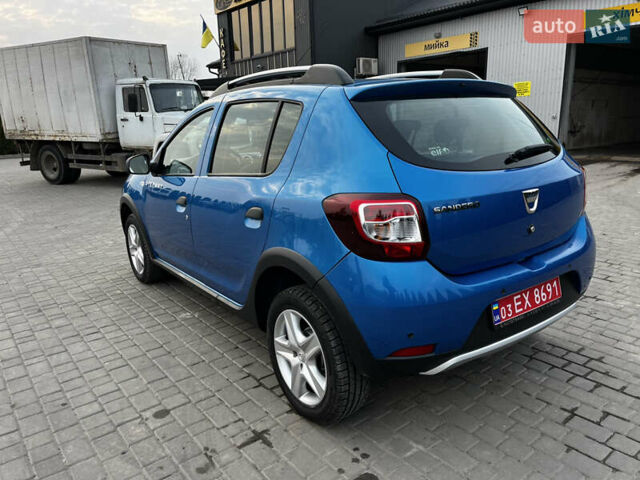 Синій Дачія Sandero StepWay, об'ємом двигуна 1.5 л та пробігом 78 тис. км за 8500 $, фото 3 на Automoto.ua