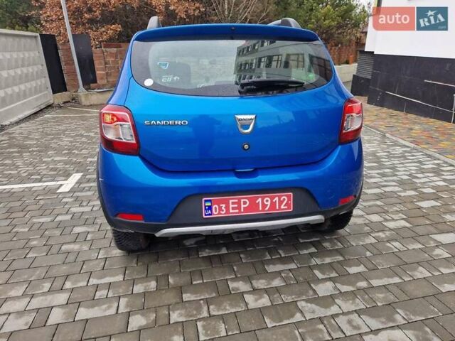 Синій Дачія Sandero StepWay, об'ємом двигуна 1.5 л та пробігом 83 тис. км за 7700 $, фото 2 на Automoto.ua