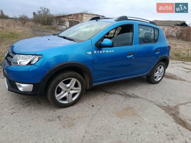 Синий Дачия Sandero StepWay, объемом двигателя 1.5 л и пробегом 79 тыс. км за 7700 $, фото 1 на Automoto.ua